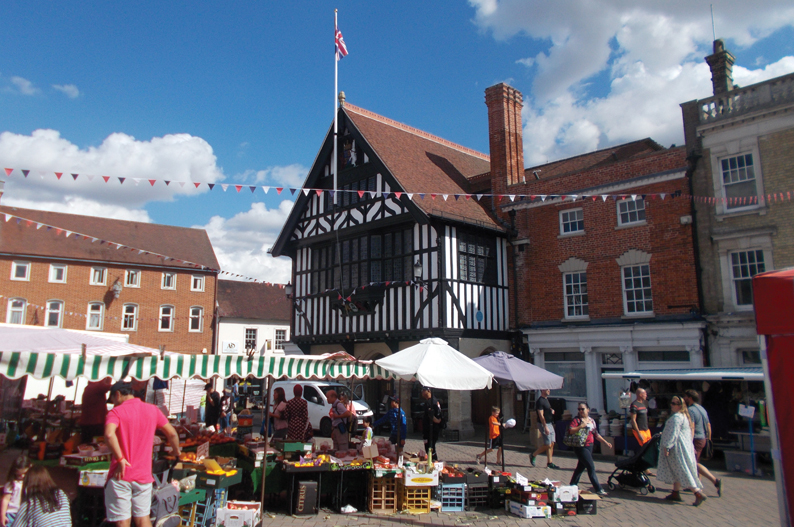 Saffron Walden a Cosmopolitan Market